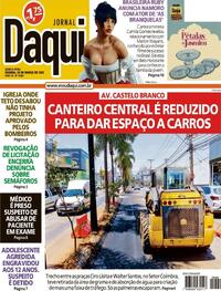 Capa do jornal Jornal Daqui 20/03/2025