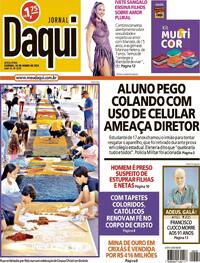 Capa do jornal Jornal Daqui 20/06/2025