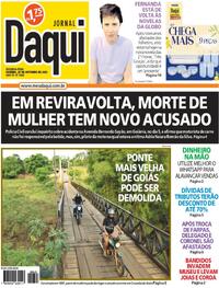 Capa do jornal Jornal Daqui 20/10/2025