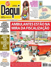 Capa do jornal Jornal Daqui 21/02/2025