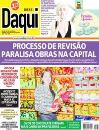 Capa do jornal Jornal Daqui 22/02/2025