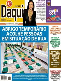 Capa do jornal Jornal Daqui 22/05/2025