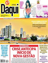 Capa do jornal Jornal Daqui 23/08/2025