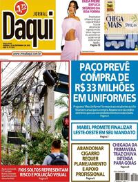 Capa do jornal Jornal Daqui 23/09/2025