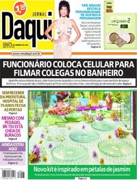 Capa do jornal Jornal Daqui 24/01/2025