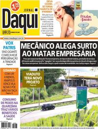 Capa do jornal Jornal Daqui 24/03/2025