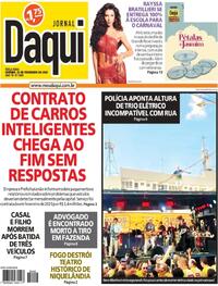 Capa do jornal Jornal Daqui 25/02/2025