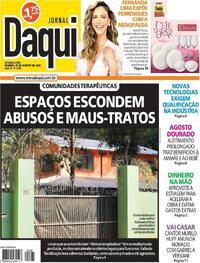 Capa do jornal Jornal Daqui 25/08/2025