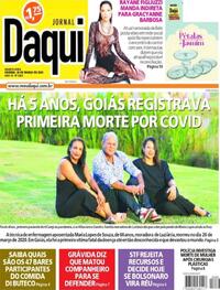 Capa do jornal Jornal Daqui 26/03/2025