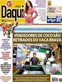 Capa do jornal Jornal Daqui 26/09/2025