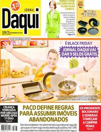 Capa do jornal Jornal Daqui 26/11/2025