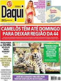 Capa do jornal Jornal Daqui 27/03/2025