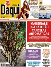 Capa do jornal Jornal Daqui 27/09/2025