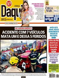 Capa do jornal Jornal Daqui 27/10/2025