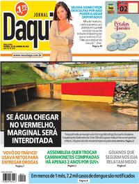 Capa do jornal Jornal Daqui 28/01/2025