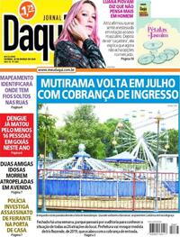 Capa do jornal Jornal Daqui 28/03/2025