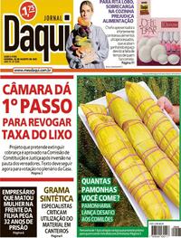 Capa do jornal Jornal Daqui 28/08/2025