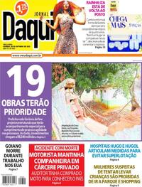 Capa do jornal Jornal Daqui 28/10/2025