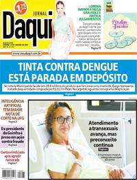 Capa do jornal Jornal Daqui 29/01/2025