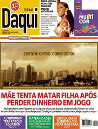 Capa do jornal Jornal Daqui 29/05/2025