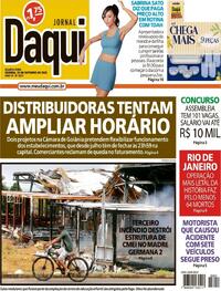 Capa do jornal Jornal Daqui 29/10/2025