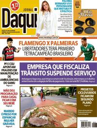 Capa do jornal Jornal Daqui 29/11/2025