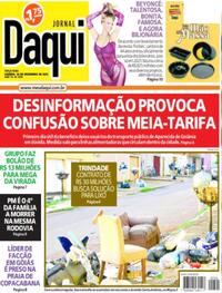 Capa do jornal Jornal Daqui 30/12/2025