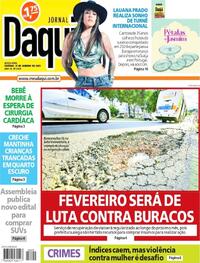 Capa do jornal Jornal Daqui 31/01/2025