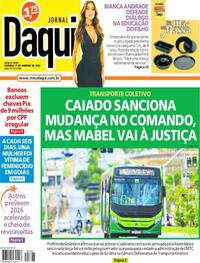 Capa do jornal Jornal Daqui 01/01/2026