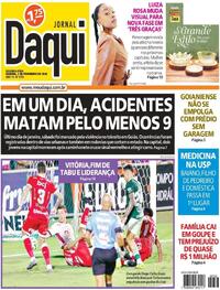 Capa do jornal Jornal Daqui 02/02/2026