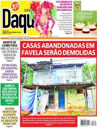 Capa do jornal Jornal Daqui 03/02/2026