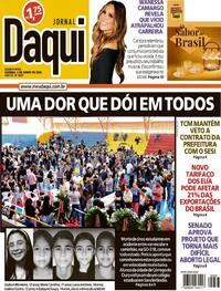 Capa do jornal Jornal Daqui 03/06/2026