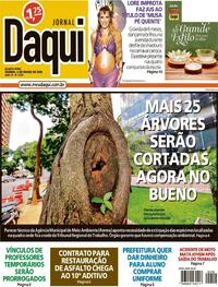 Capa do jornal Jornal Daqui 04/03/2026