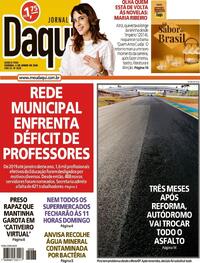 Capa Jornal Daqui