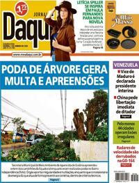 Capa do jornal Jornal Daqui 05/01/2026