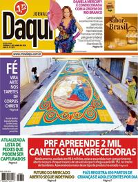 Capa do jornal Jornal Daqui 05/06/2026