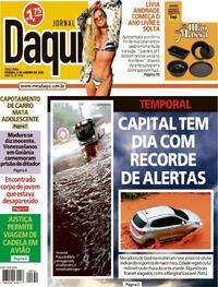 Capa do jornal Jornal Daqui 06/01/2026
