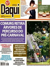 Capa do jornal Jornal Daqui 06/02/2026