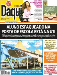 Capa do jornal Jornal Daqui 07/03/2026