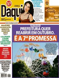Capa do jornal Jornal Daqui 08/05/2026