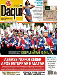 Capa Jornal Daqui 08/09/2026