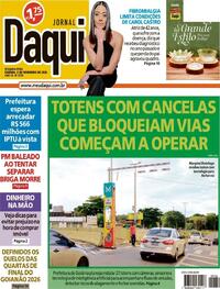 Capa do jornal Jornal Daqui 09/02/2026