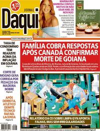 Capa do jornal Jornal Daqui 09/03/2026
