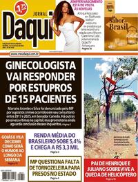 Capa do jornal Jornal Daqui 09/05/2026