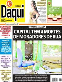 Capa do jornal Jornal Daqui 10/04/2026