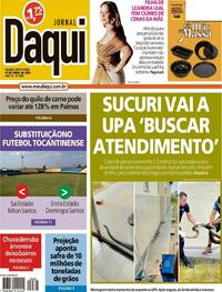 Capa do jornal Jornal Daqui 11/04/2026