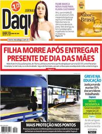 Capa do jornal Jornal Daqui 11/05/2026