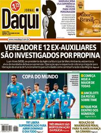 Capa Jornal Daqui