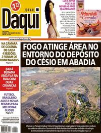 Capa Jornal Daqui 11/08/2026