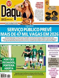Capa do jornal Jornal Daqui 12/01/2026